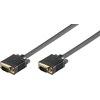 SVGA Monitorkabel (UL) zert., Schwarz,   1,5m